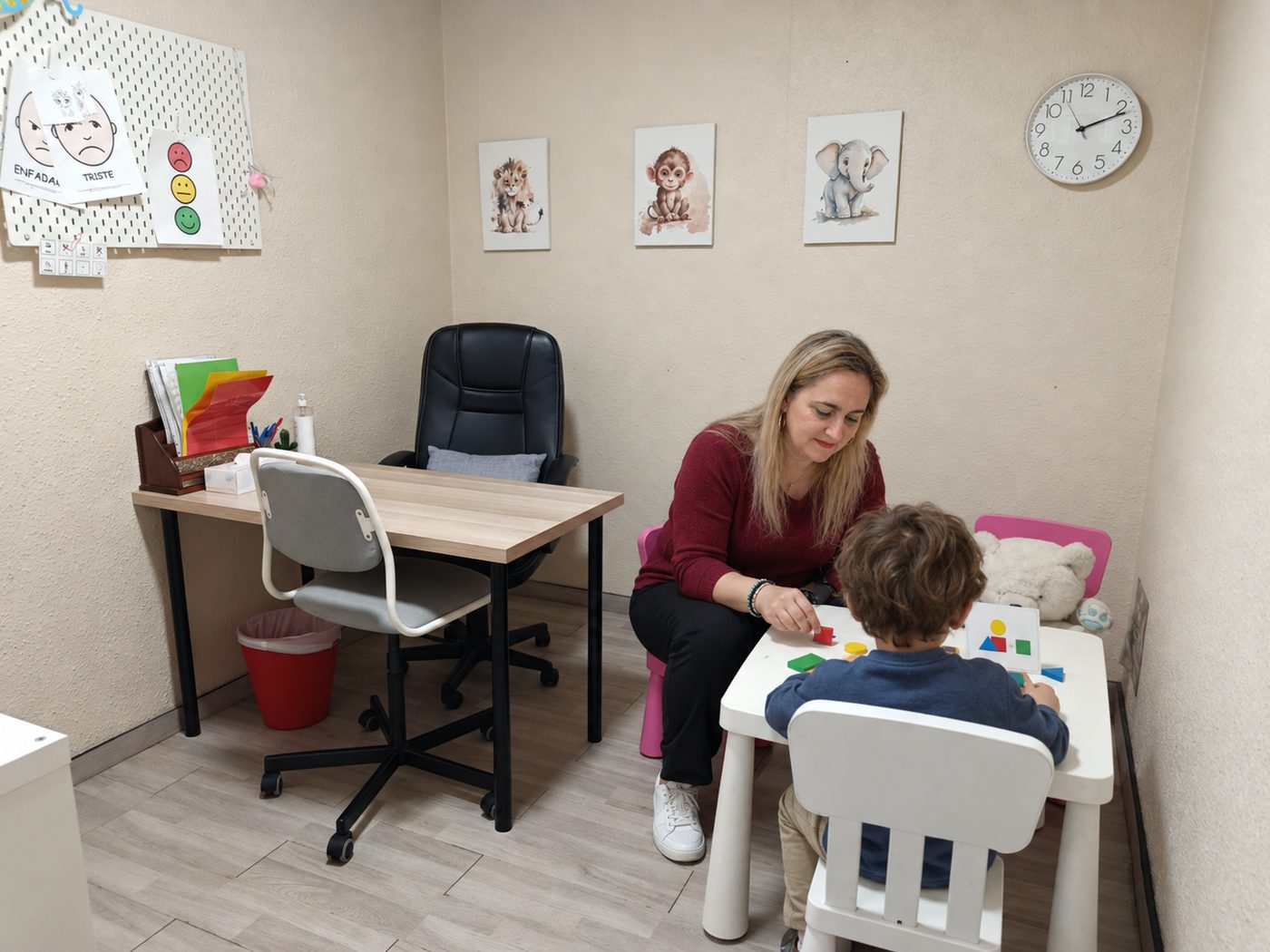 Trabajo con niños y niñas en la consulta