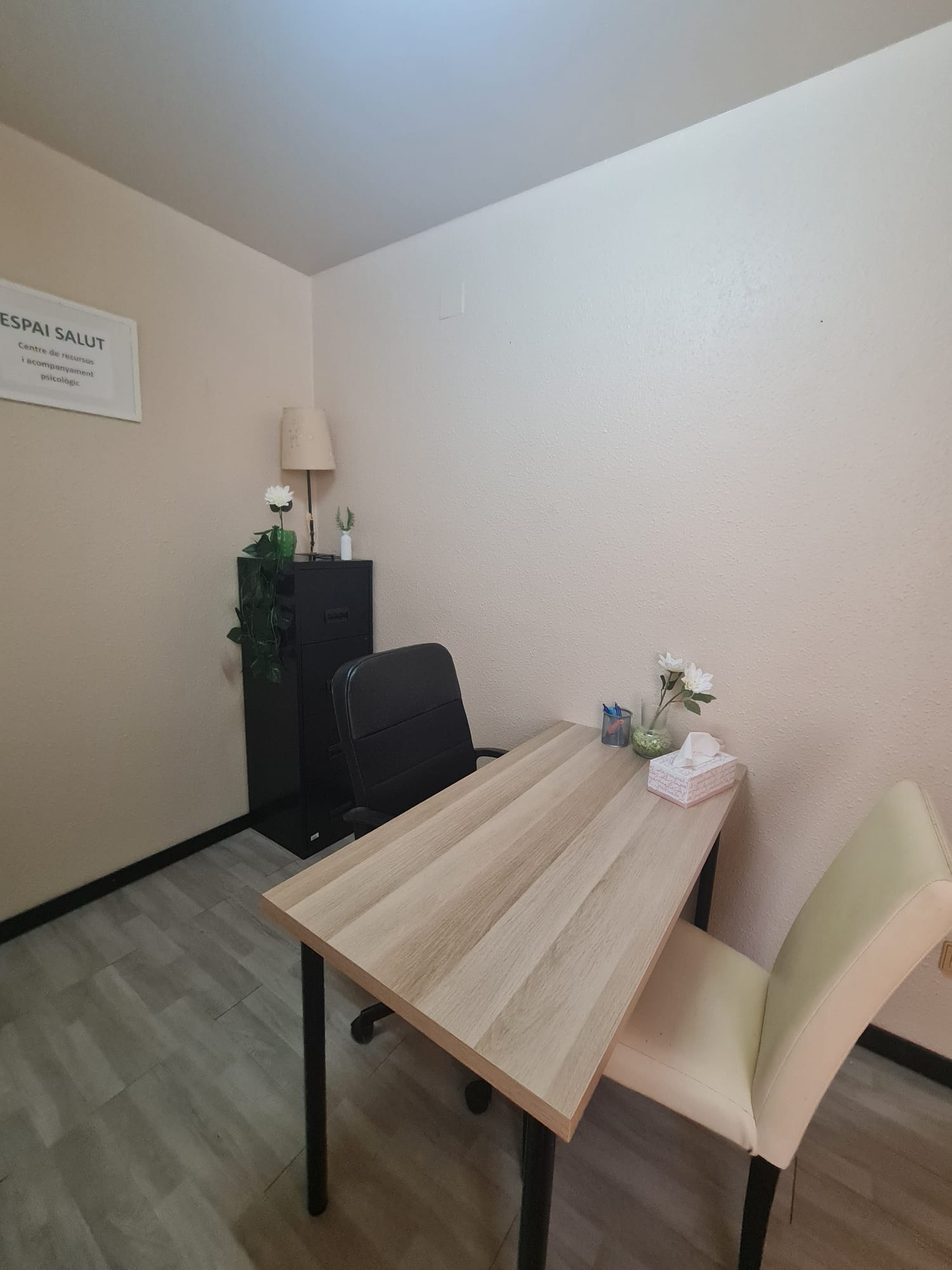 Interior de la consulta de psicologia